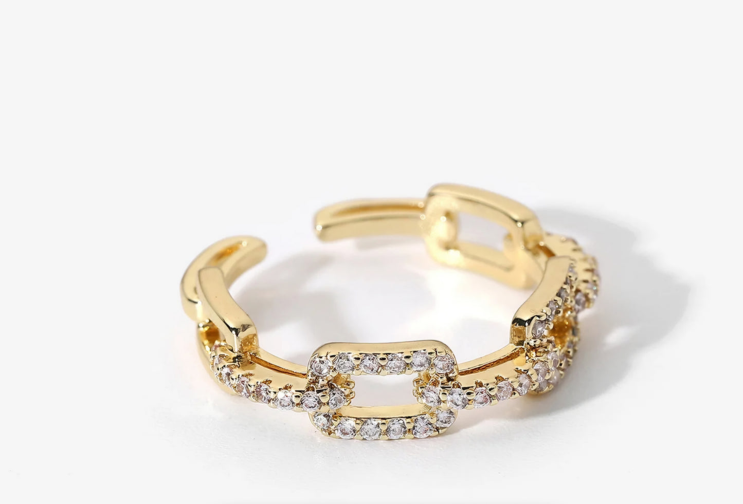 Trendy verstelbare ring