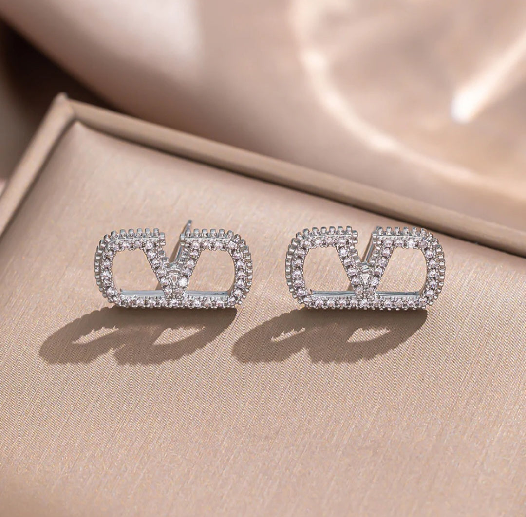 Chic V sieradenset met steentjes