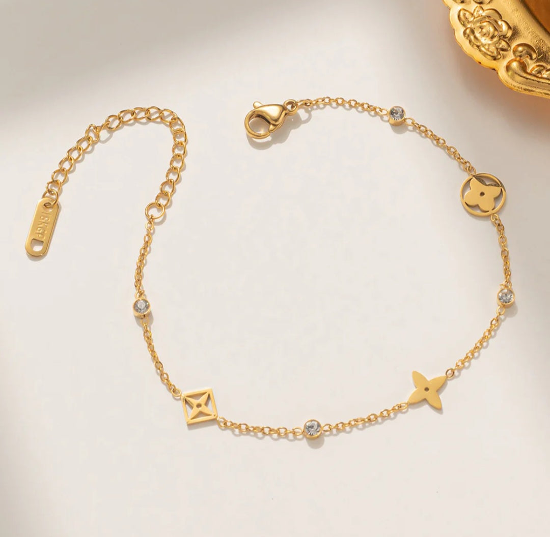 Stijlvol Louisa armband met steentjes