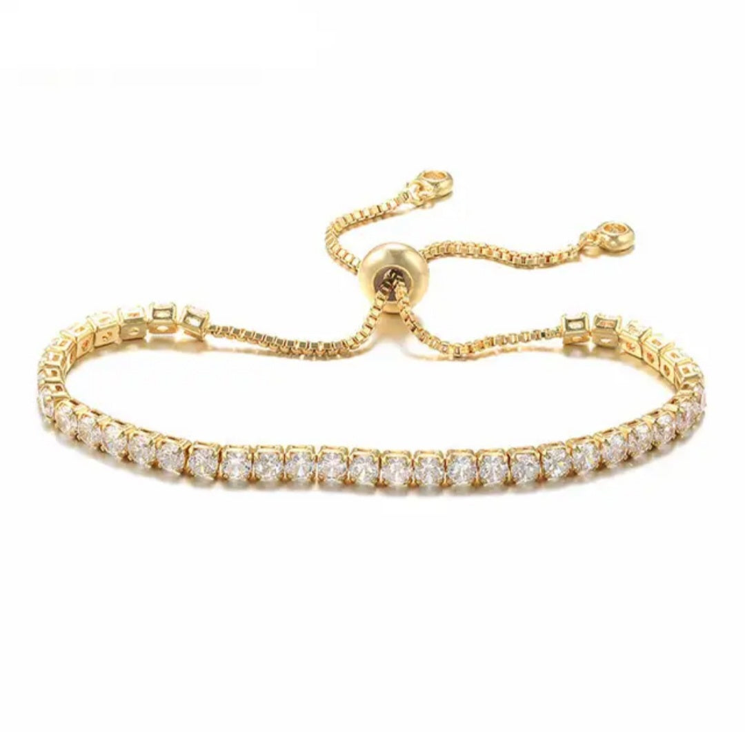 Minimalistisch armband met steentjes
