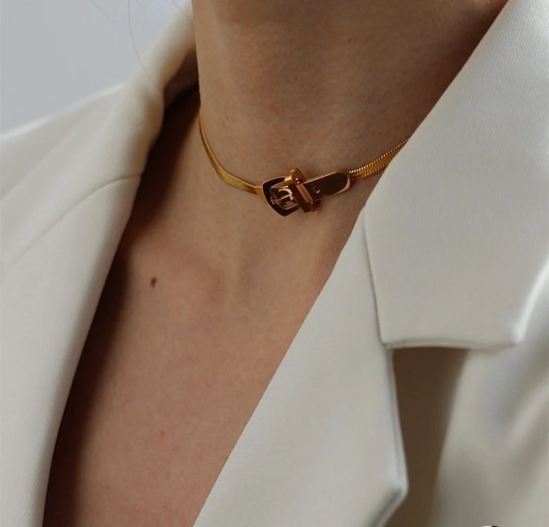 Uniek riemstijl choker