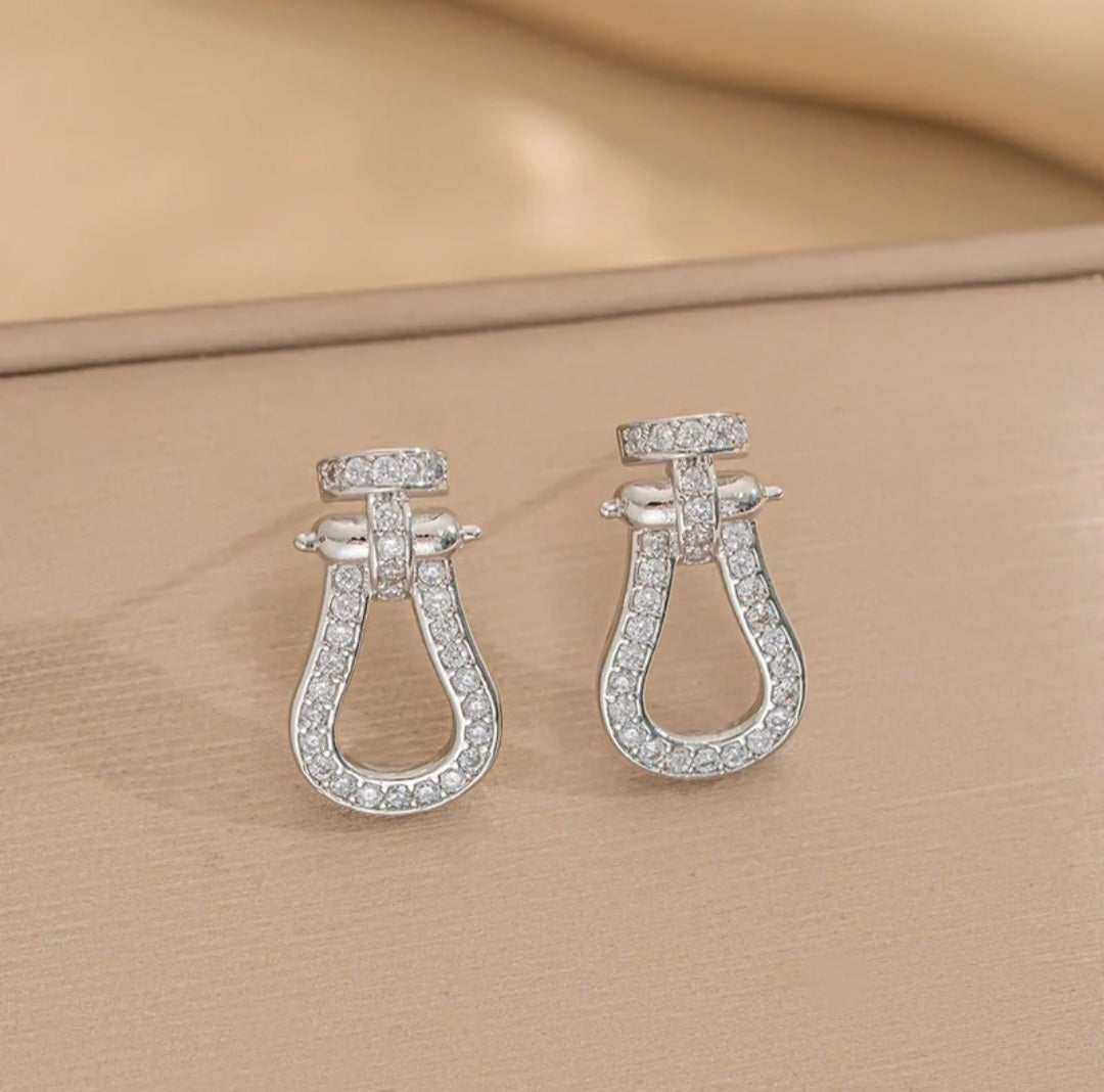Elegant horseshoe stijl sieradenset