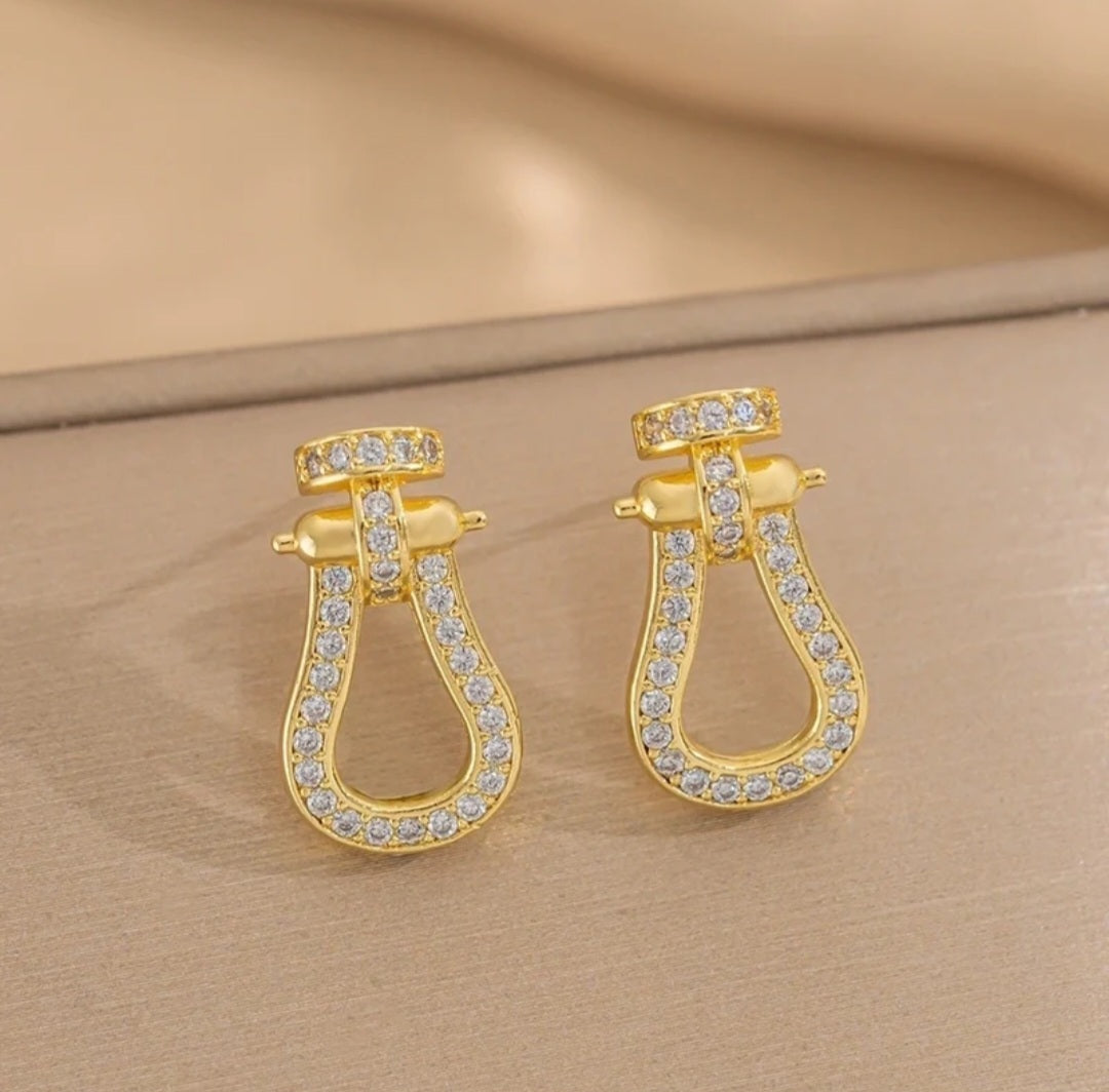 Elegant horseshoe stijl sieradenset