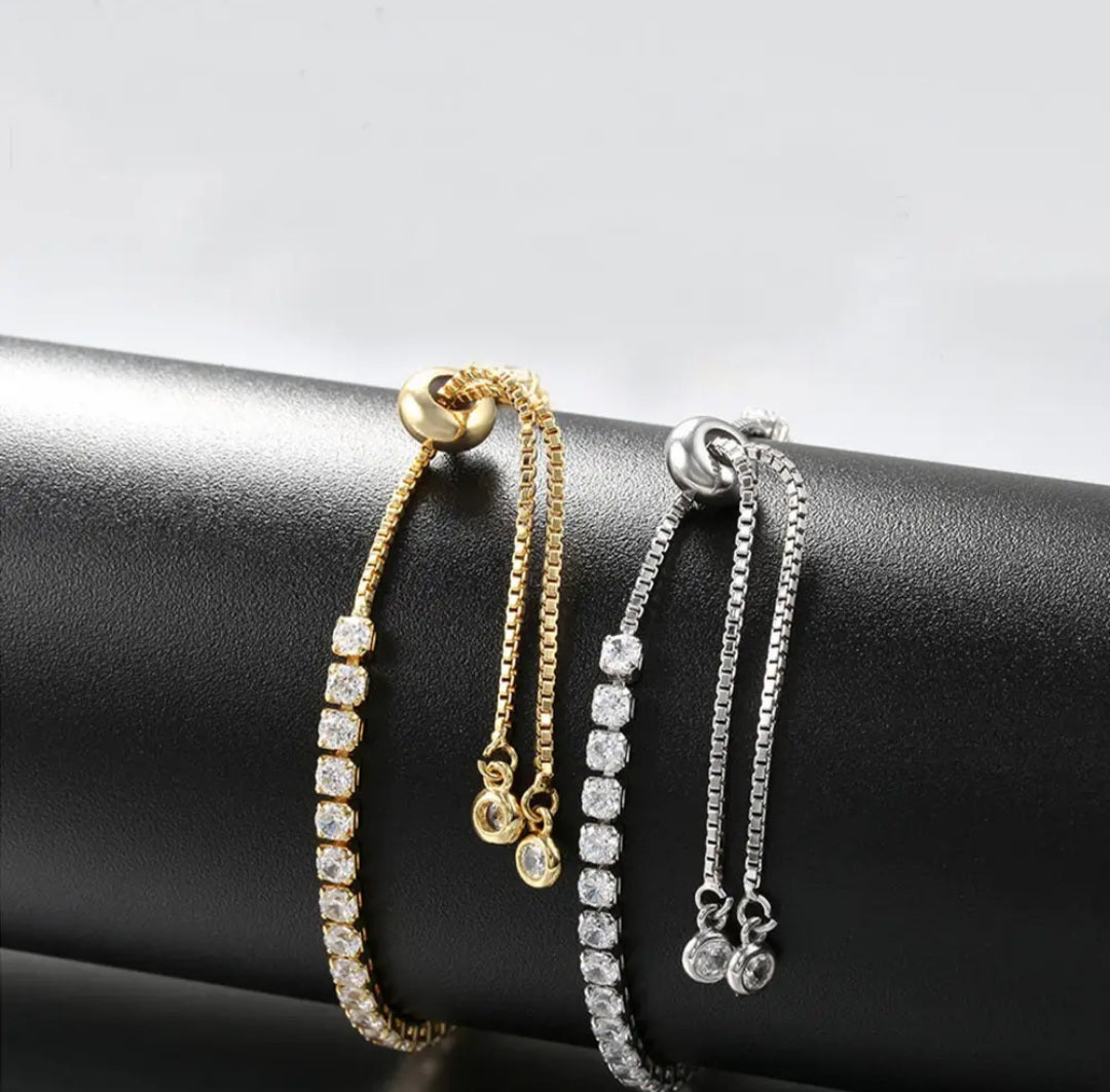 Minimalistisch armband met steentjes