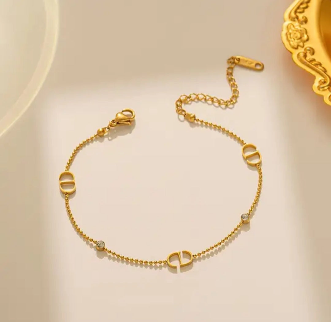 Verfijnd daria armband met zircon